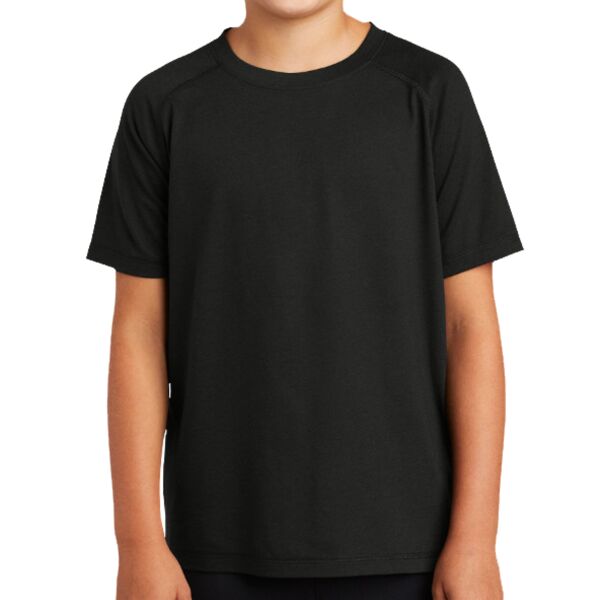 Sport Tek Youth PosiCharge ® Tri Blend Wicking Raglan Tee Thumbnail